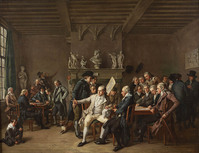 KS 1987 002
          <br/>
          Het Teekencollegie van Haarlem in 1799
          <br/>
          <em>Hendriks, Wybrand (1744-1831)</em>